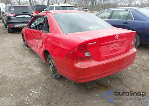 2003 Honda Civic Ex from USA, damaged, VIN 1HGEM229X3L068523